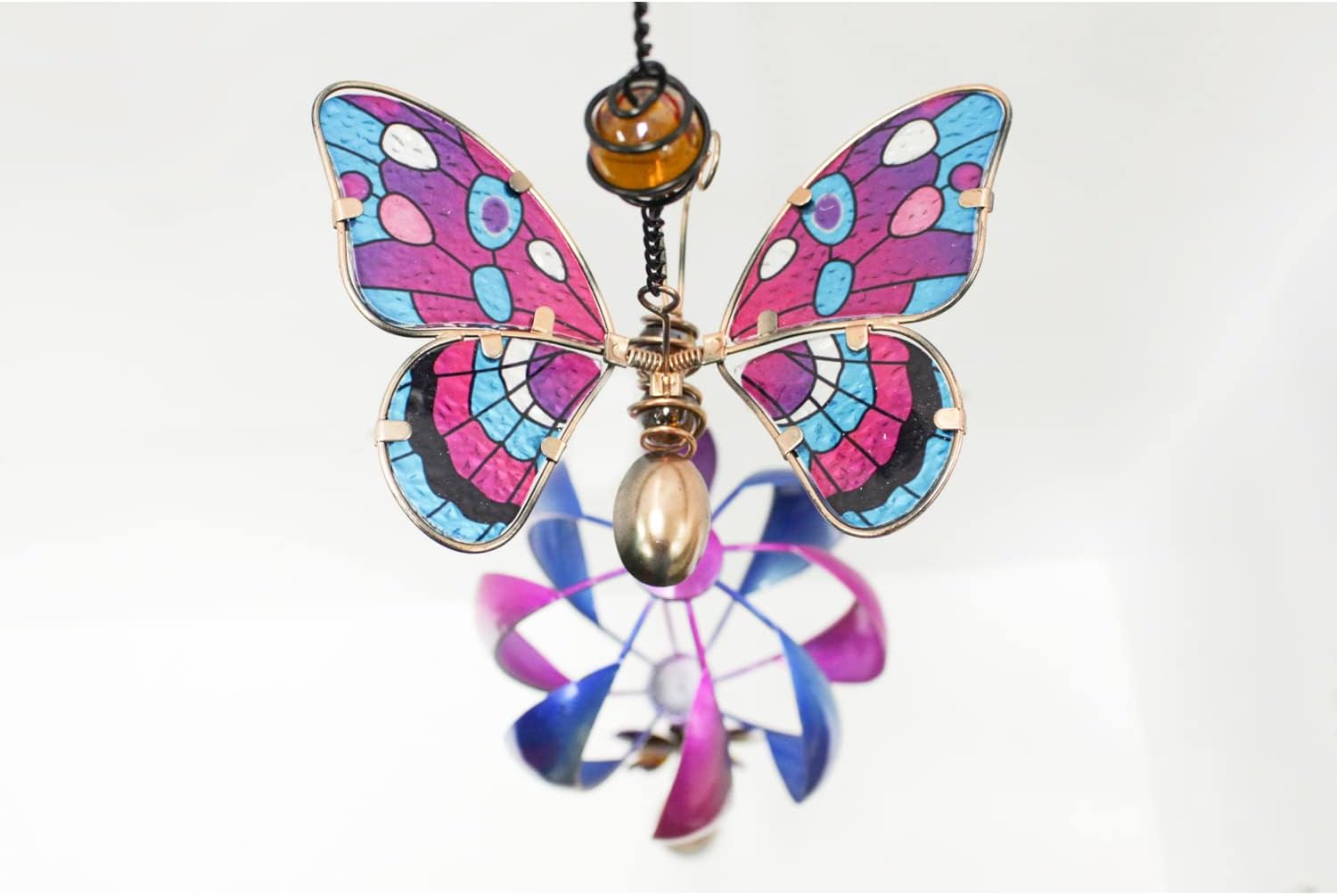 Red Carpet Studios 30-Inch Spinner Mobile Balloon Butterfly Purple Blue