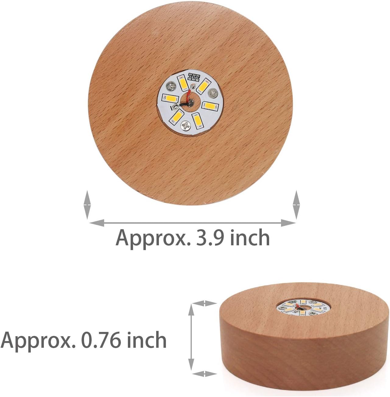 Battery Power Led Light Stand for 3D Crystal Art Display