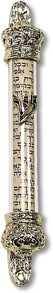 My Daily Styles Metal Yellow Gold-Tone Mezuzah Case 5