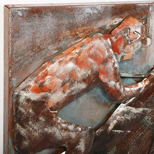 Race Day Primo Mixed Media Hand Painted Wall Sculpture