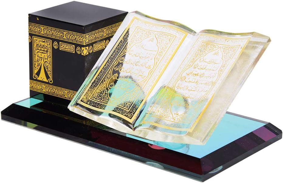AYNEFY Muslim Crystal Kaaba Model for Desk Decoration