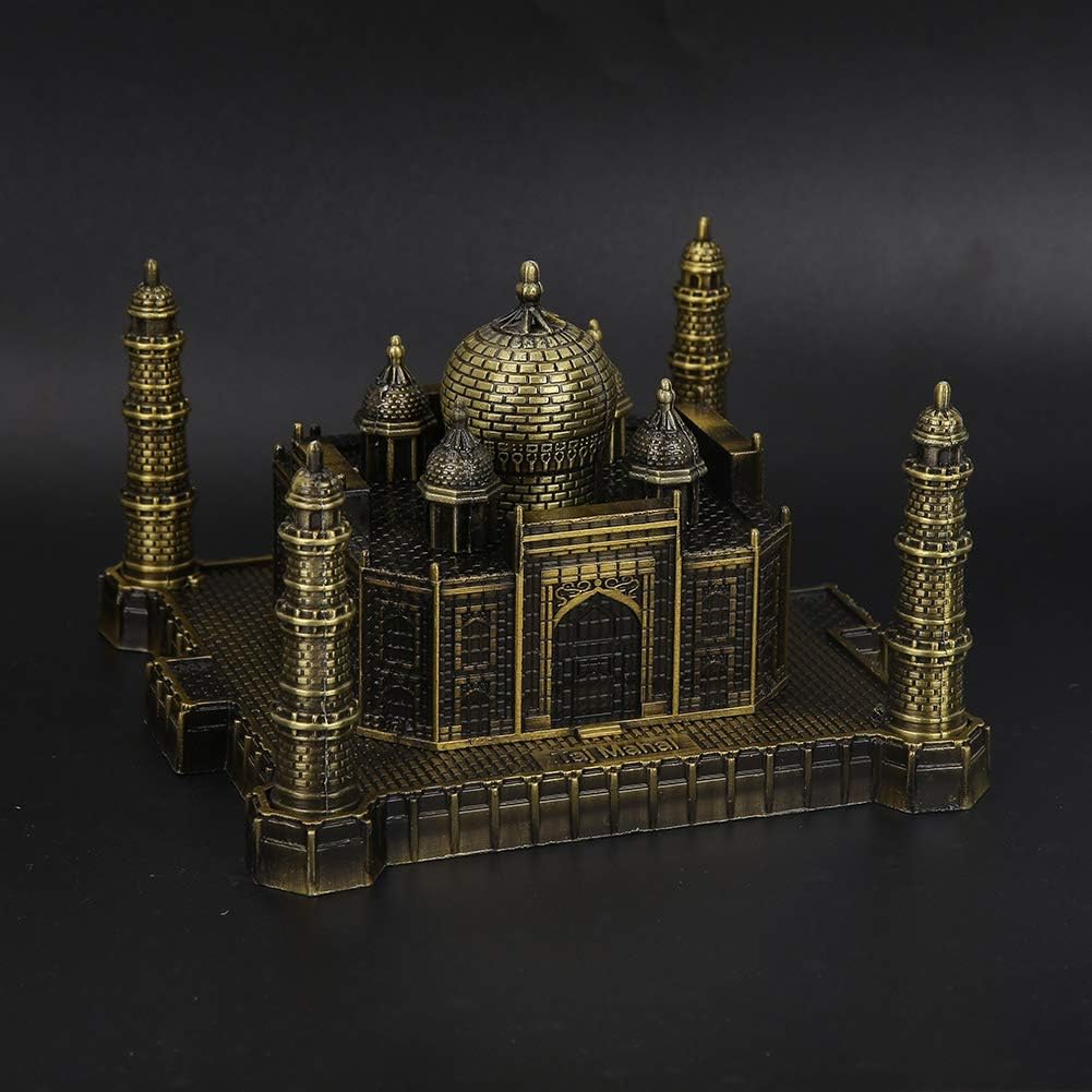 Fydun Metal Taj Mahal Statue Figurine Home Decor Ornament