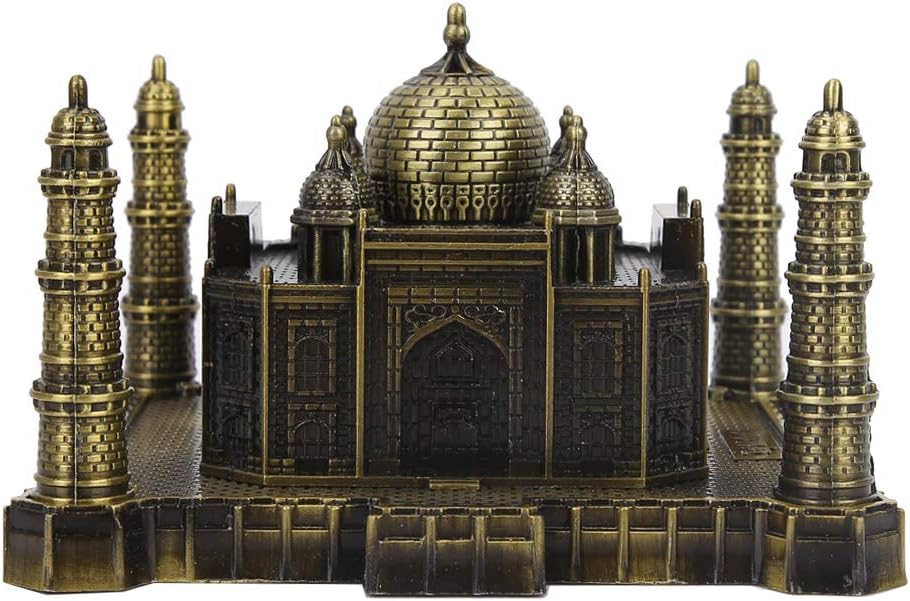 Fydun Metal Taj Mahal Statue Figurine Home Decor Ornament