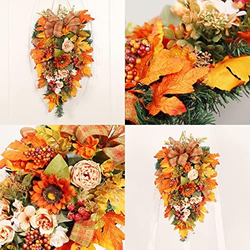 Ochine Fall Harvest Swag for Front Door