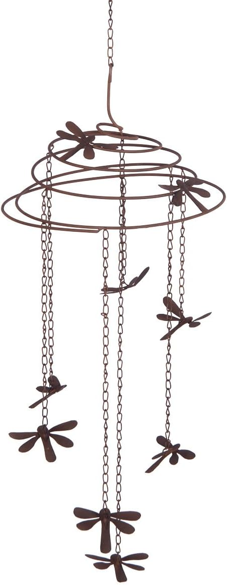 Foreside Slinky Dragonfly Mobile Silver