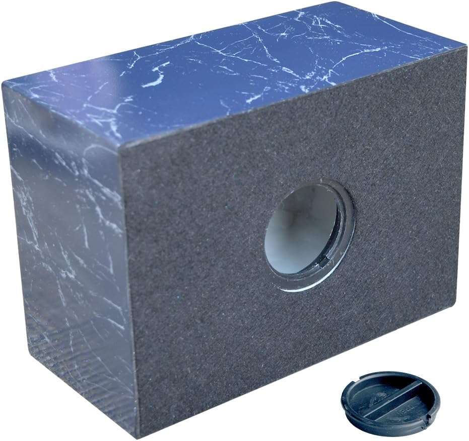 MAKEYS Blue Classic Cultured Marble Urn for Human Ashes