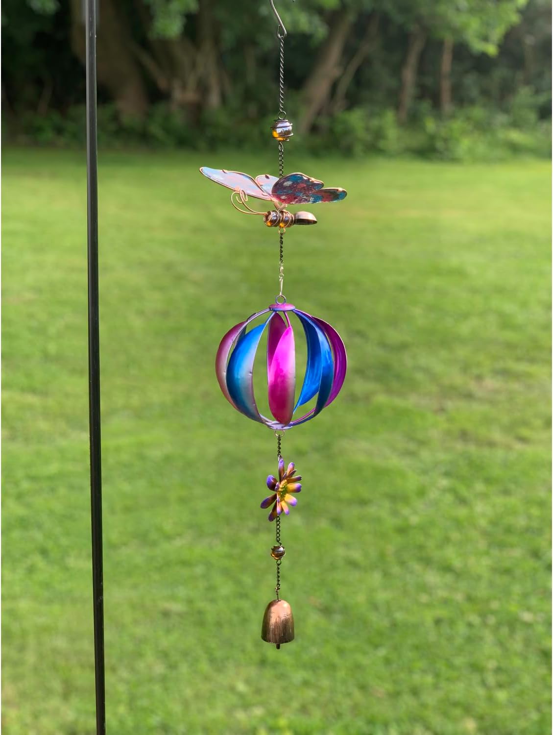 Red Carpet Studios 30-Inch Spinner Mobile Balloon Butterfly Purple Blue