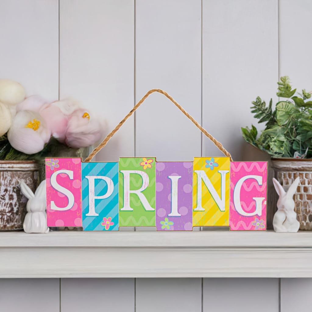 Craig Bachman Spring Wooden Block Style Sign