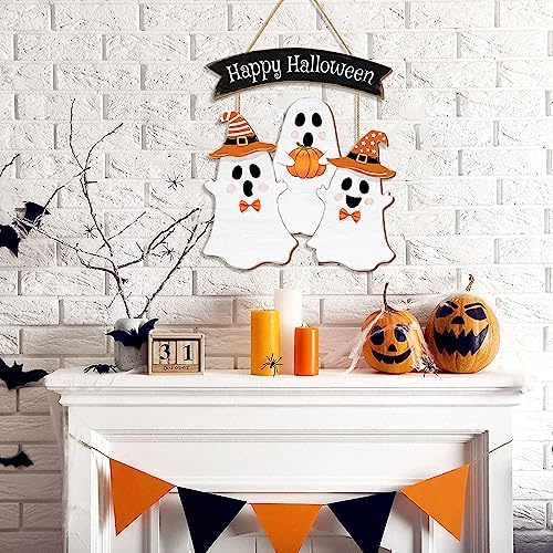 Halloween Ghost Door Sign BOO Decorations