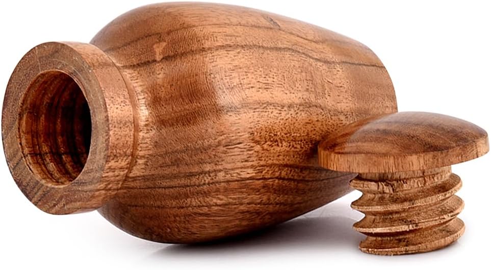 NIRMAN Acacia Wood Urns for Cremated Ashes