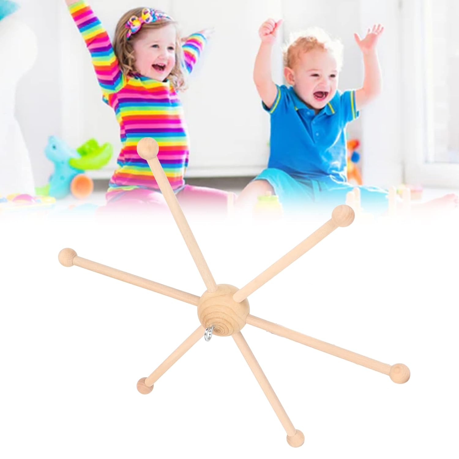Multipurpose Wooden Mobile Frame Kit with Spherical Legs