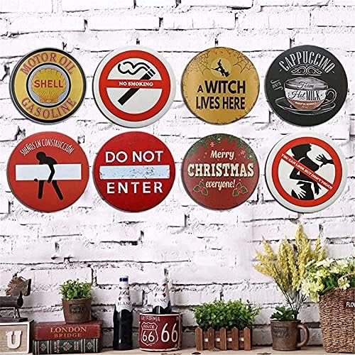 Retro Metal Tin Welcome Baby is Cold Outside Sign