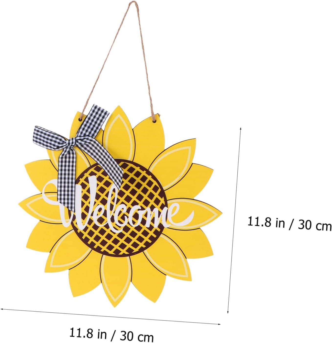Sunflower Door Welcome Sign Decorative Wall Hanging