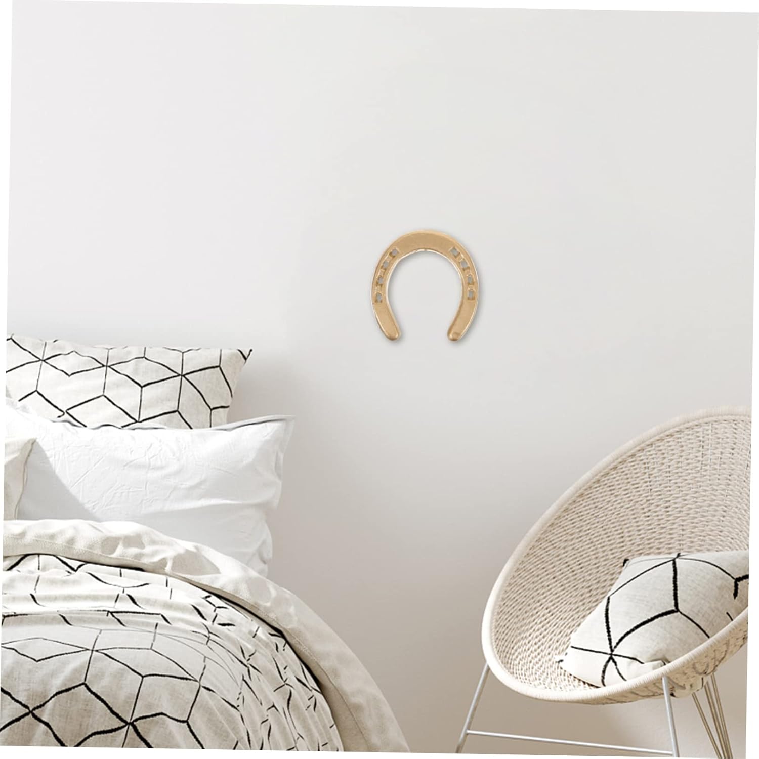 IMIKEYA Gold Horseshoe Wall Sculpture