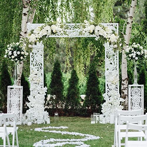 Firlar Artificial White Rose Swag 256 Inch Decor