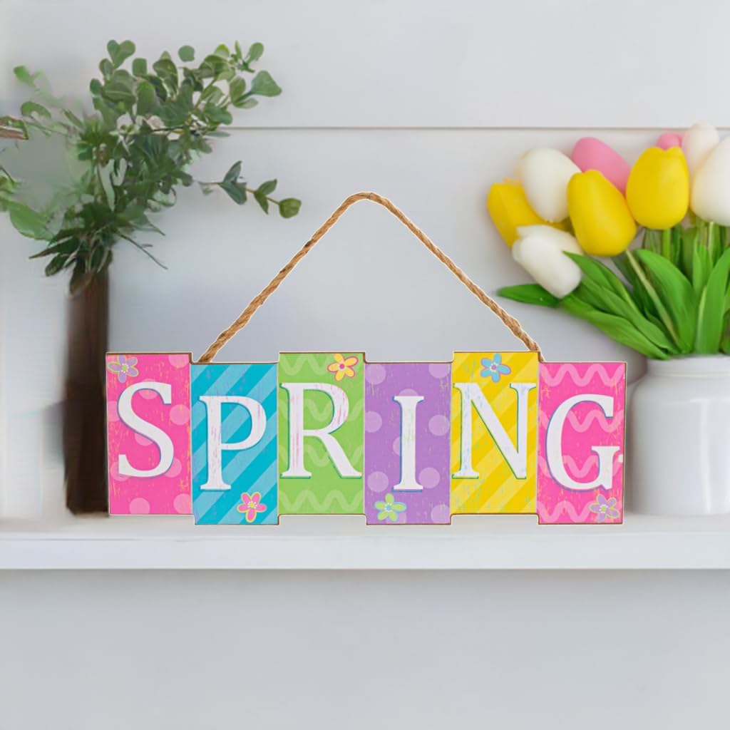 Craig Bachman Spring Wooden Block Style Sign