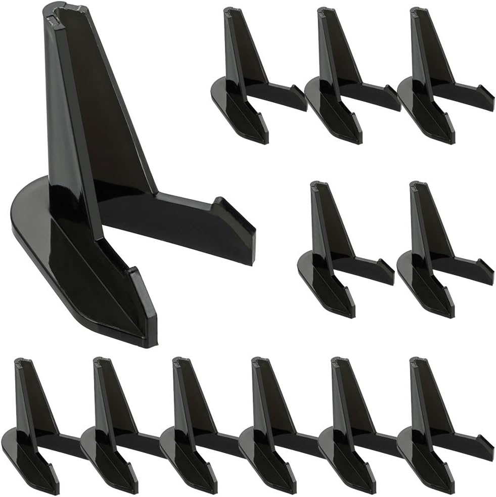 Hipiwe 12 Pack Acrylic Easel Stand for Coins Collectibles