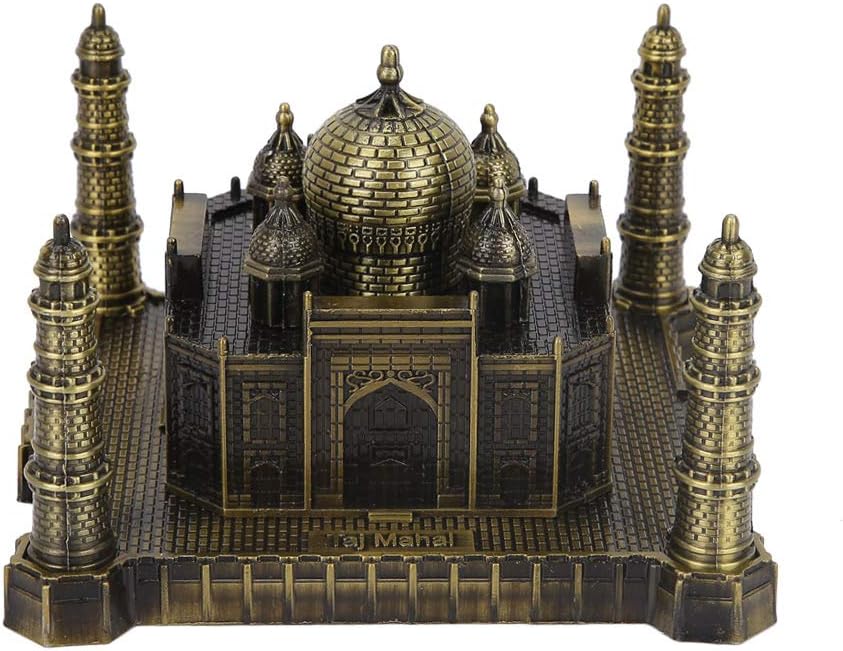 Fydun Metal Taj Mahal Statue Figurine Home Decor Ornament