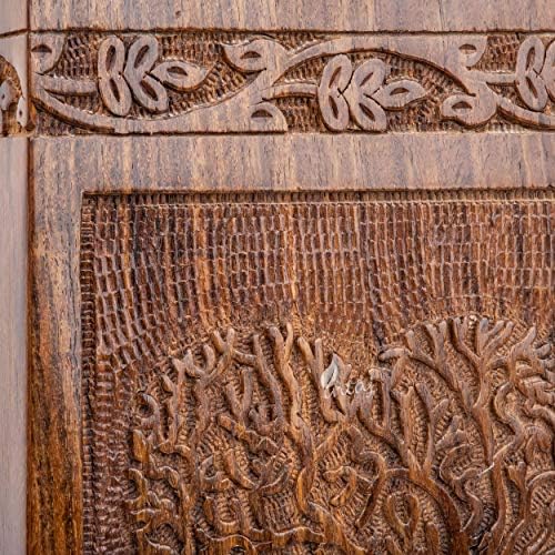Handmade Rosewood Urn for Human Ashes - Heart Tree Medium 150 Cuin