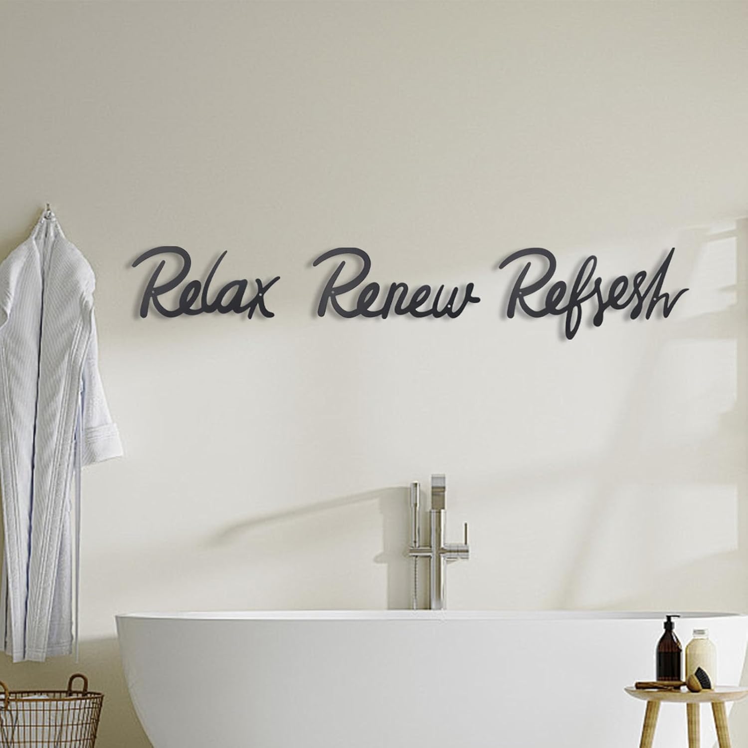 OyeFly 3 Piece Bathroom Decor Metal Signs