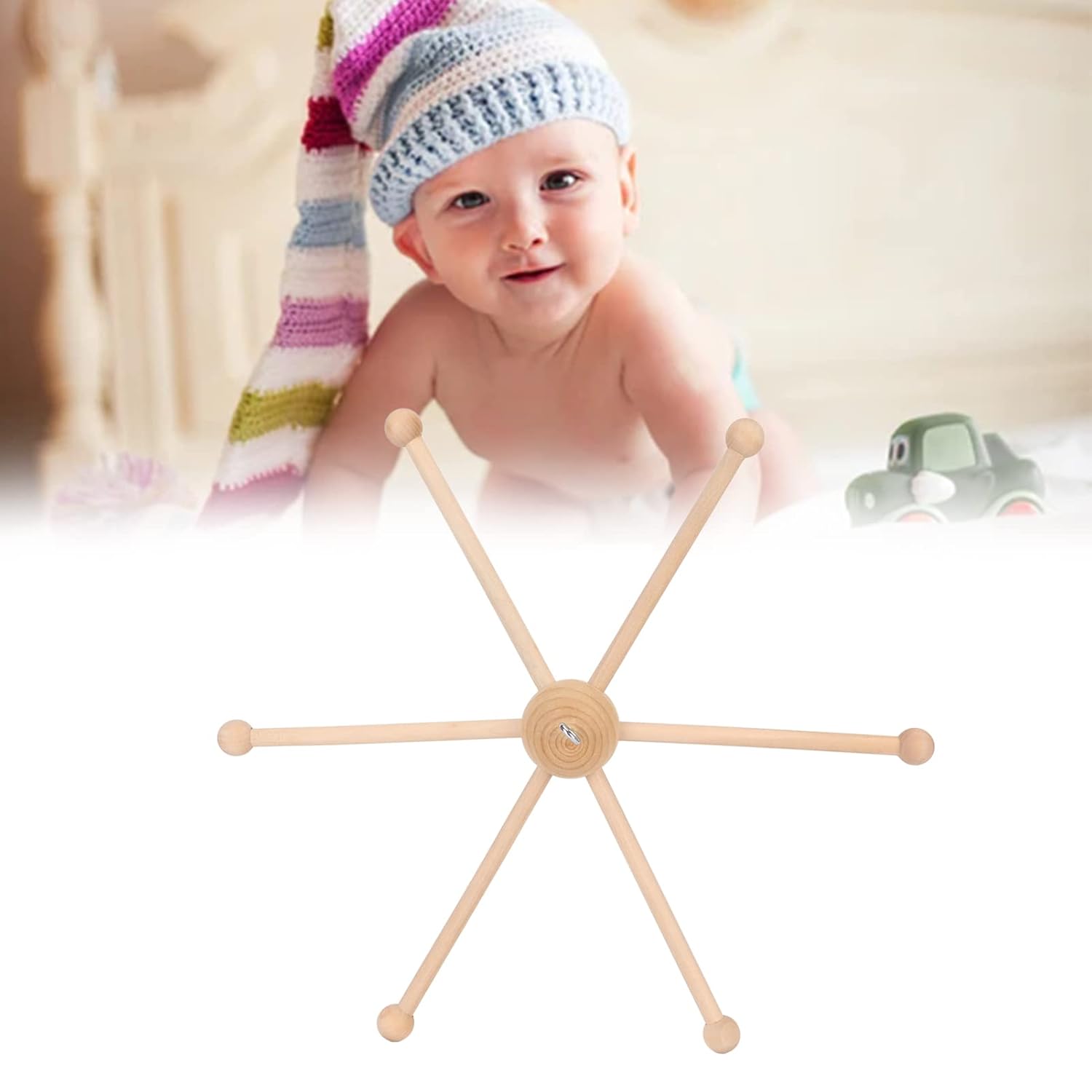 Multipurpose Wooden Mobile Frame Kit with Spherical Legs