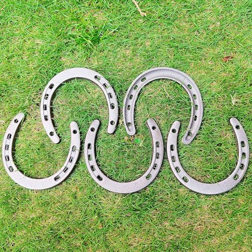 Desyeryamimi 12 Piece Cast Iron Horse Shoes Wall Decor