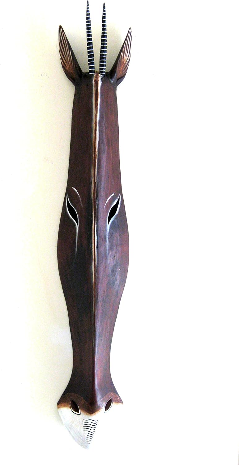 OMA Hand Painted Giraffe Wall Sculpture 40