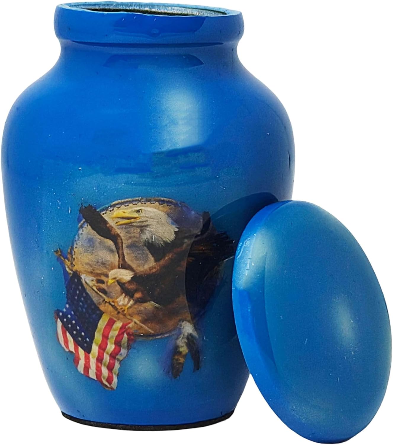 Handcrafted Memorial Urn with Secure Lid