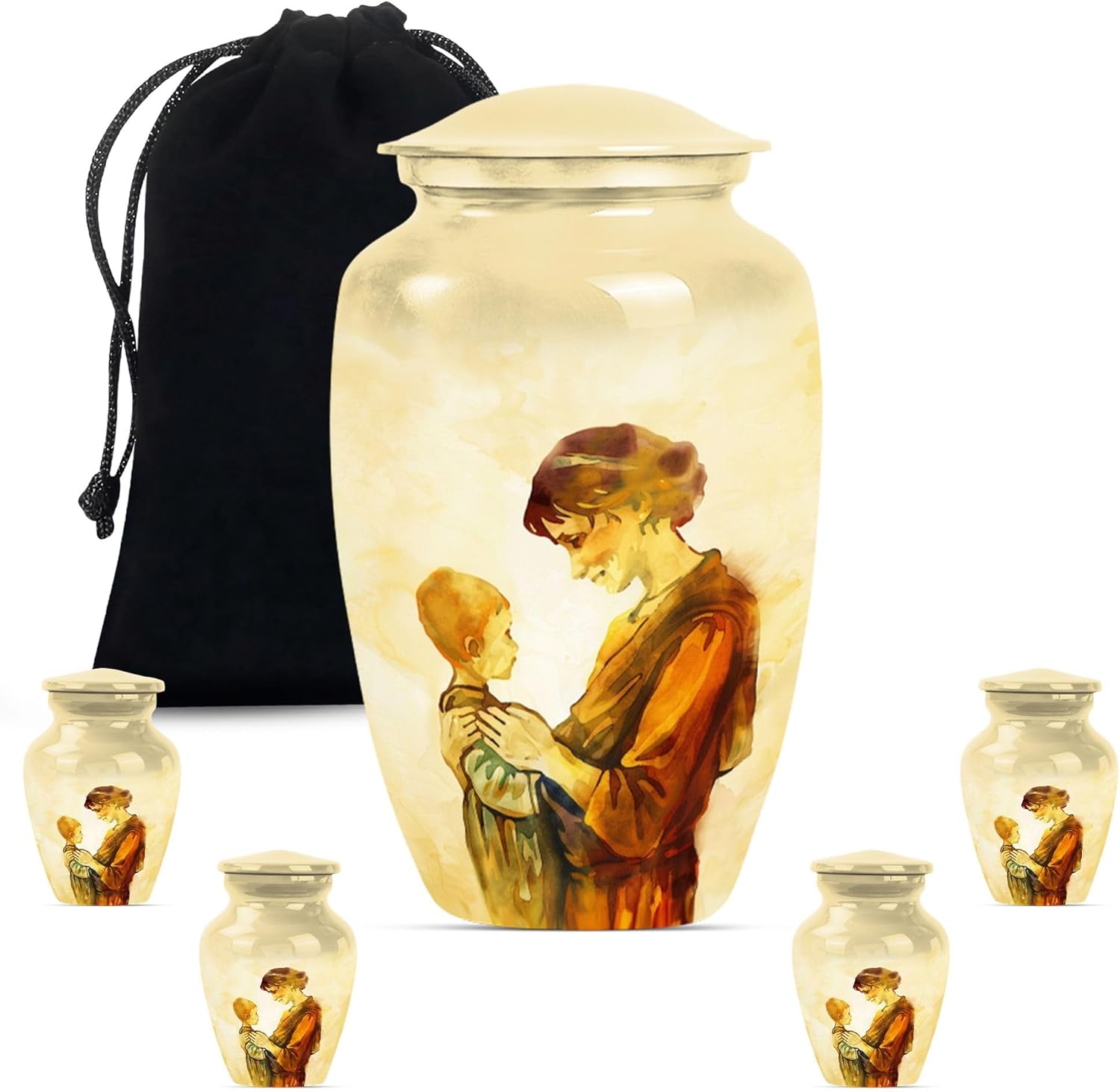YATHABHISA Unique Decorative Urn for Human Ashes