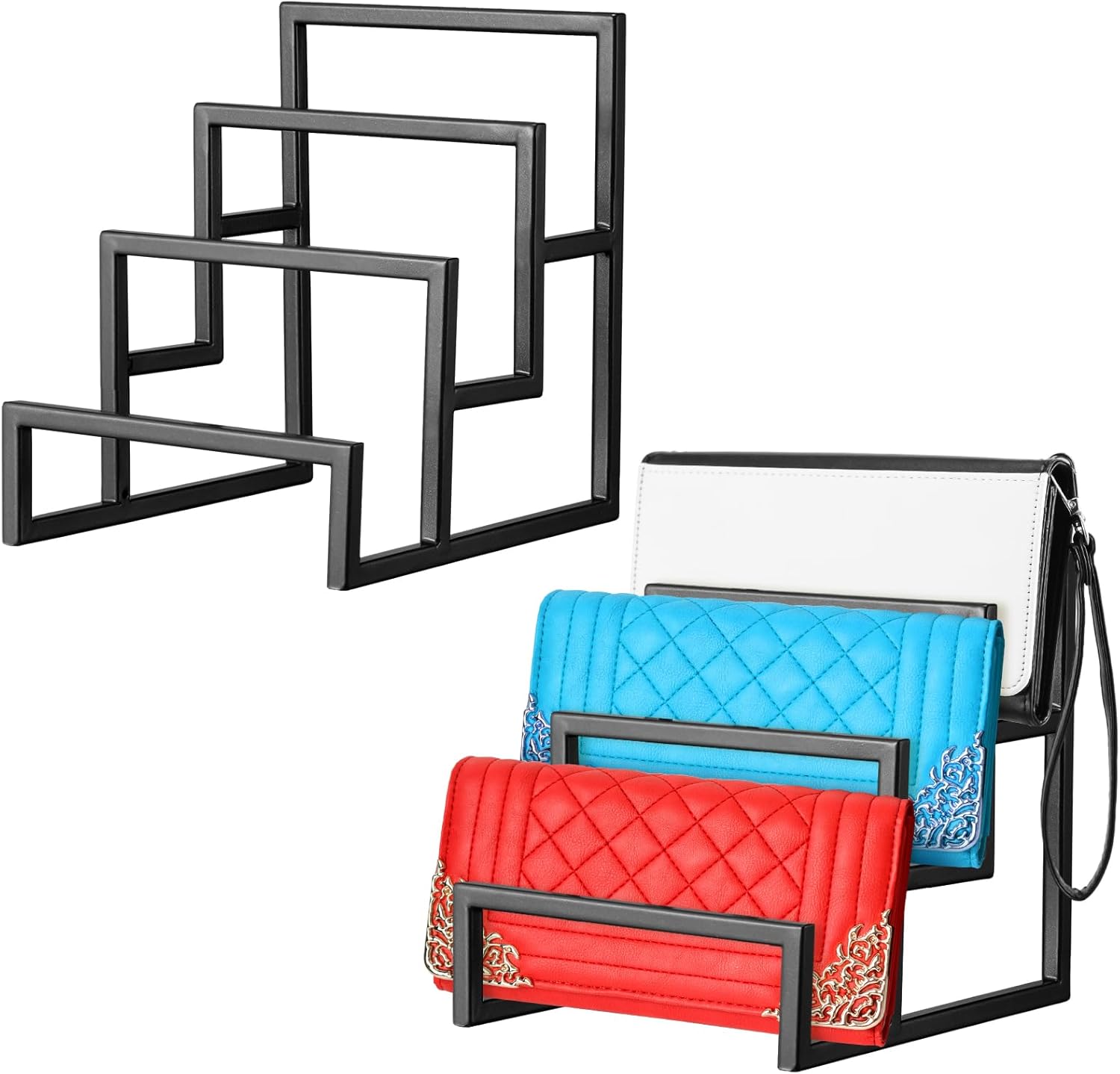 DoubleFill 3 Layer Clutch Purse Display Stand