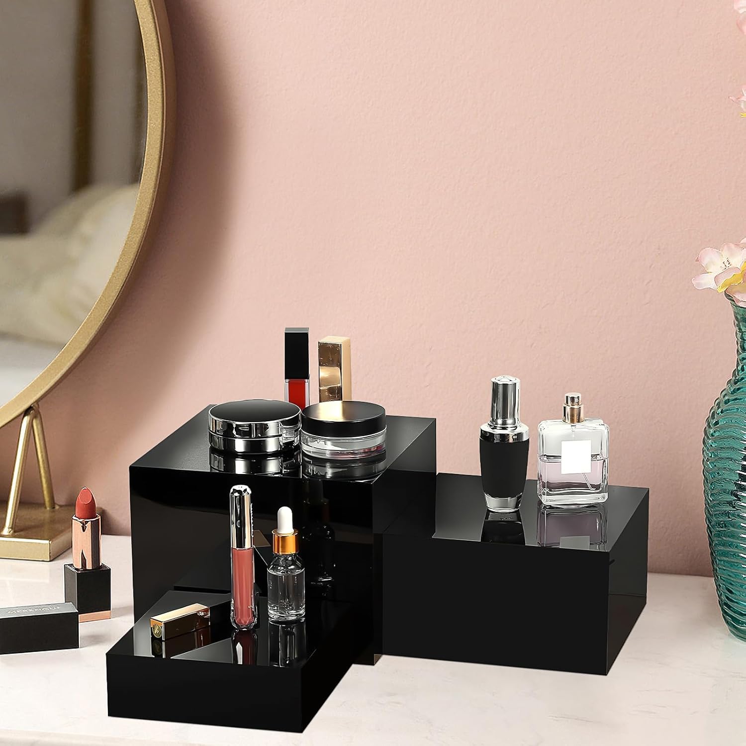 6 Pcs Acrylic Buffet Risers for Display