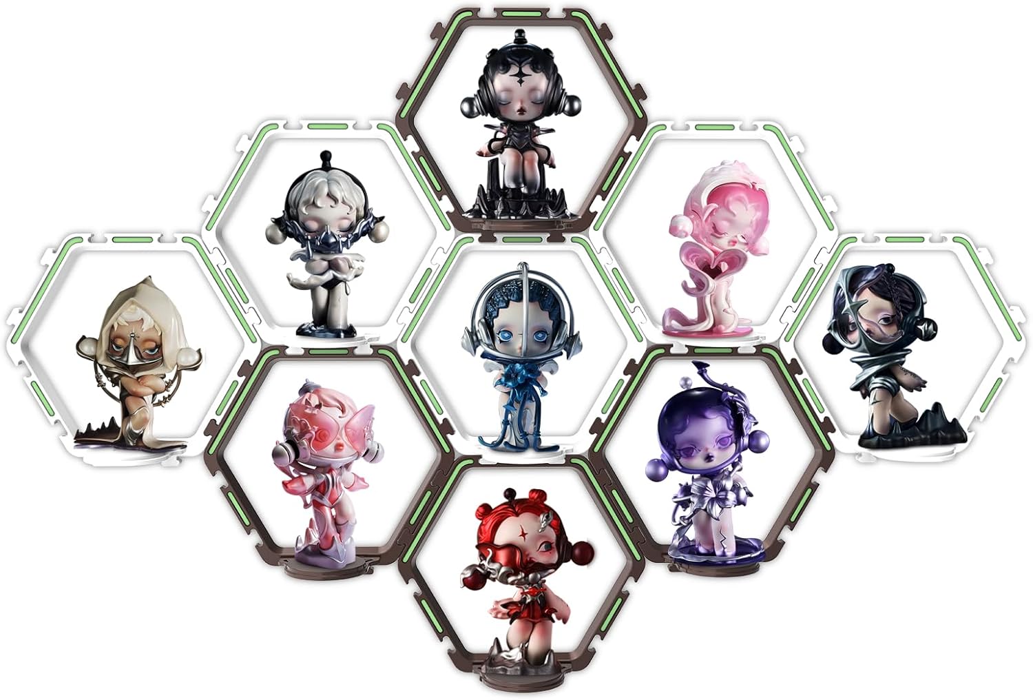YODAR 9 Piece Riser Display Shelf for Funko POP Figures