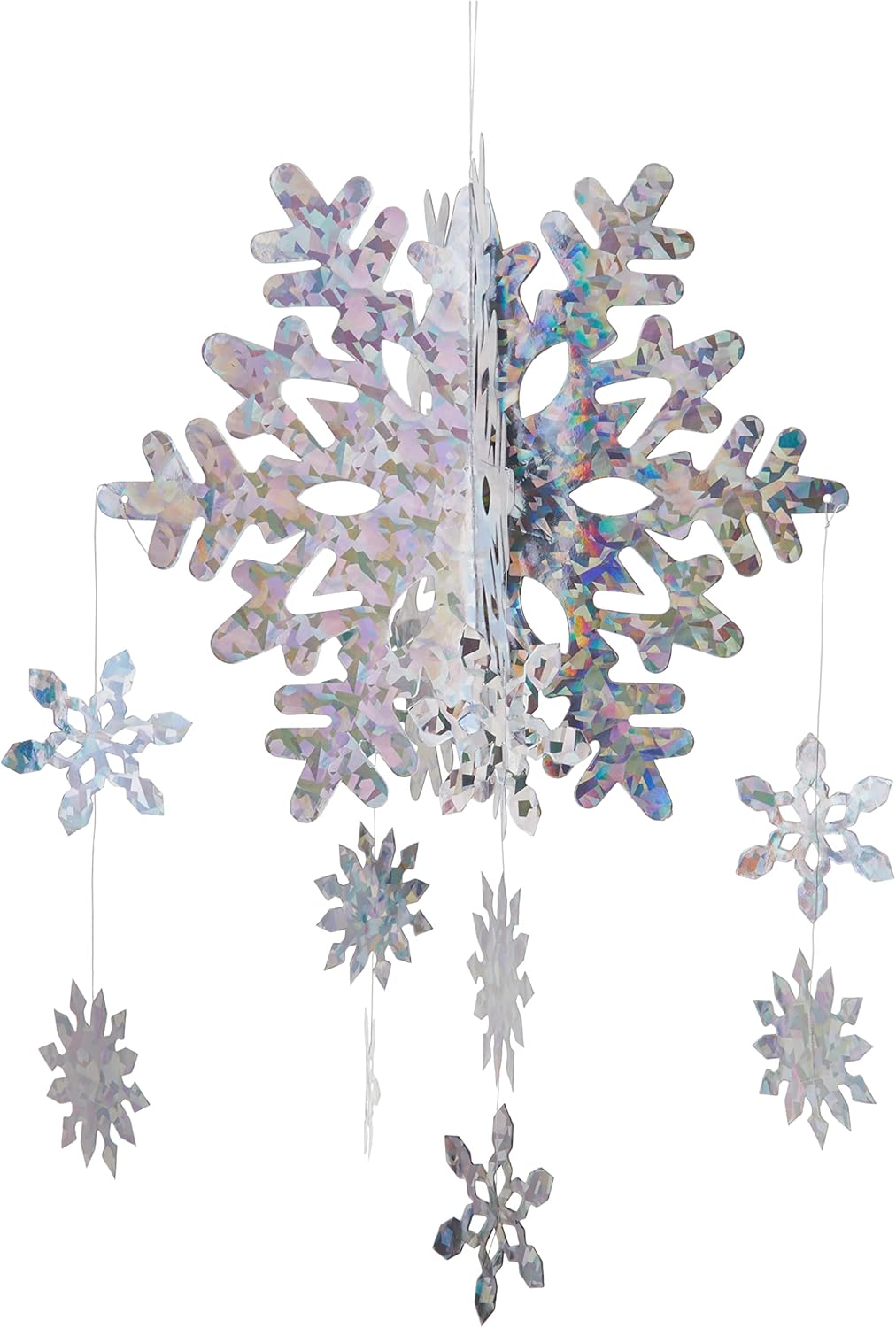 3-D Snowflake Mobile Party Accessory 1 Count