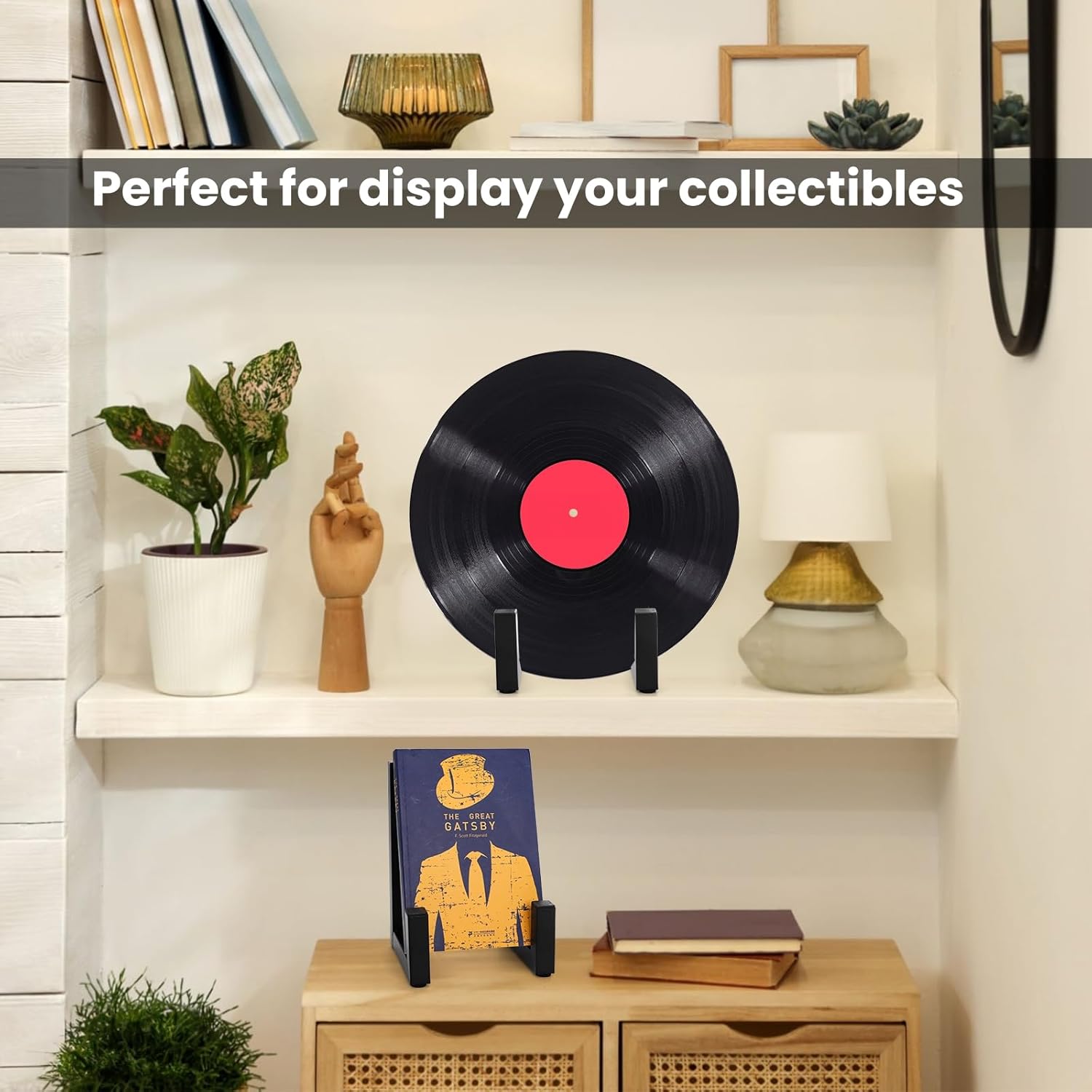 2 Pack Large Plate Stands 8 Inch Tall Easels for Display