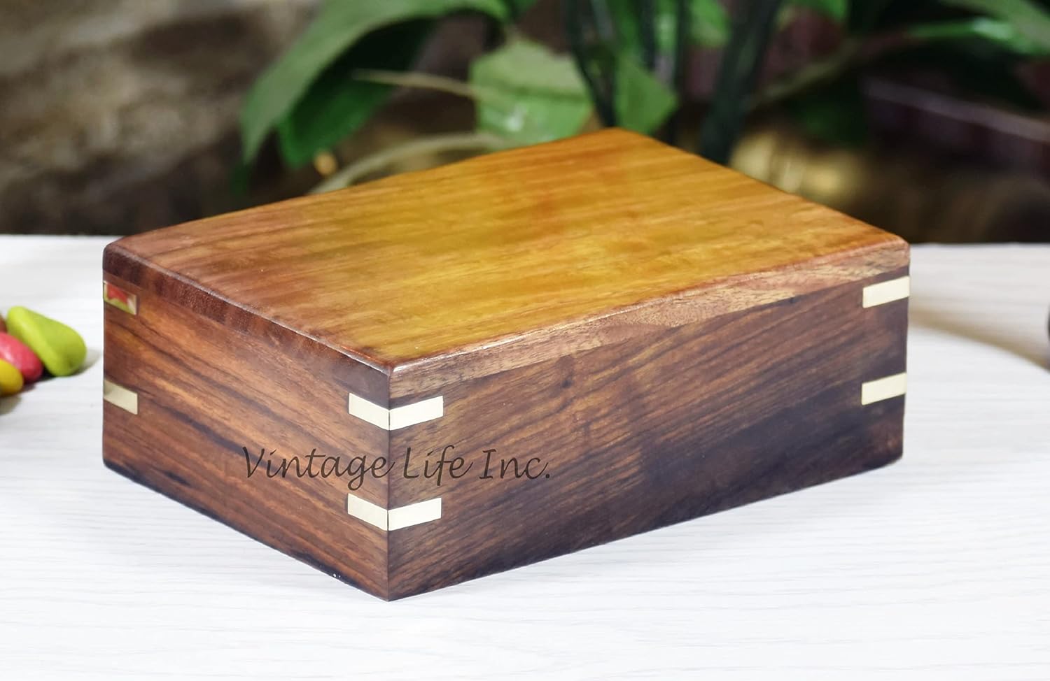 Handmade Rosewood Cremation Urn for Human Ashes