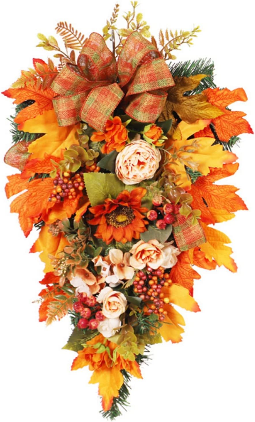 Ochine Fall Harvest Swag for Front Door