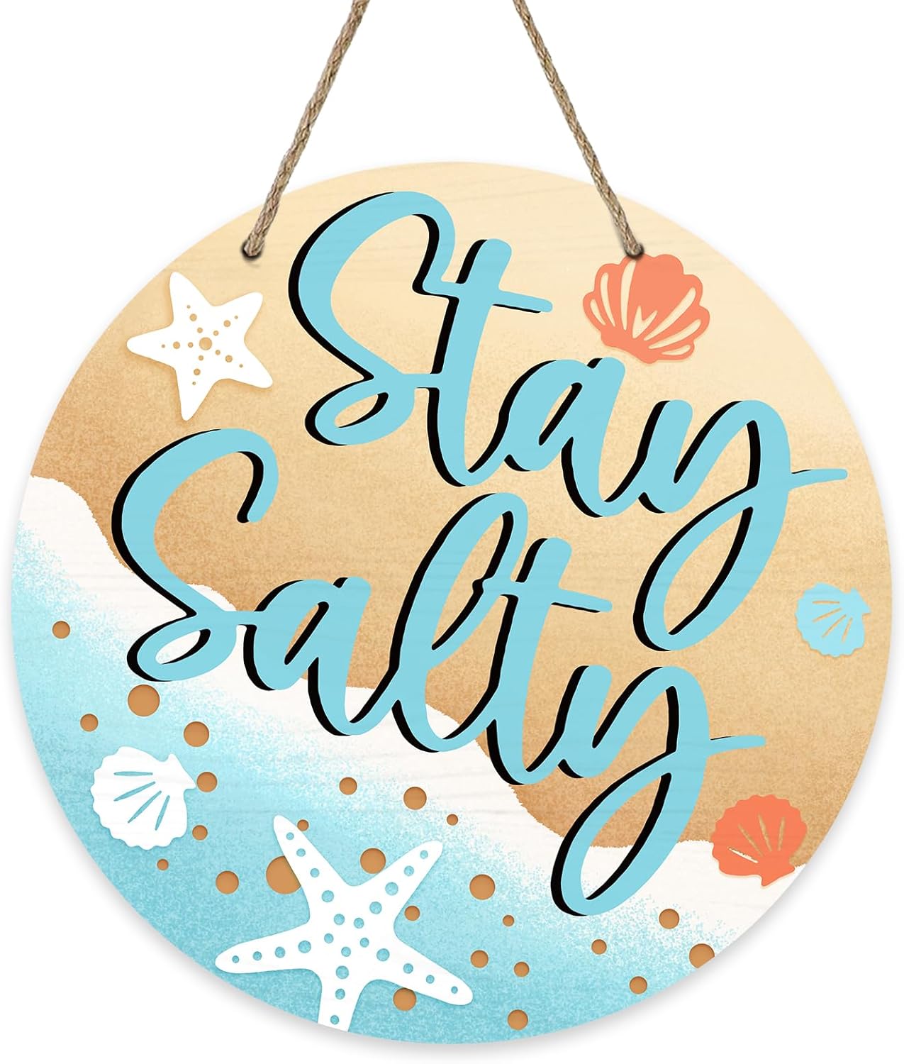 Bolisom Spring Summer Sea Front Door Sign