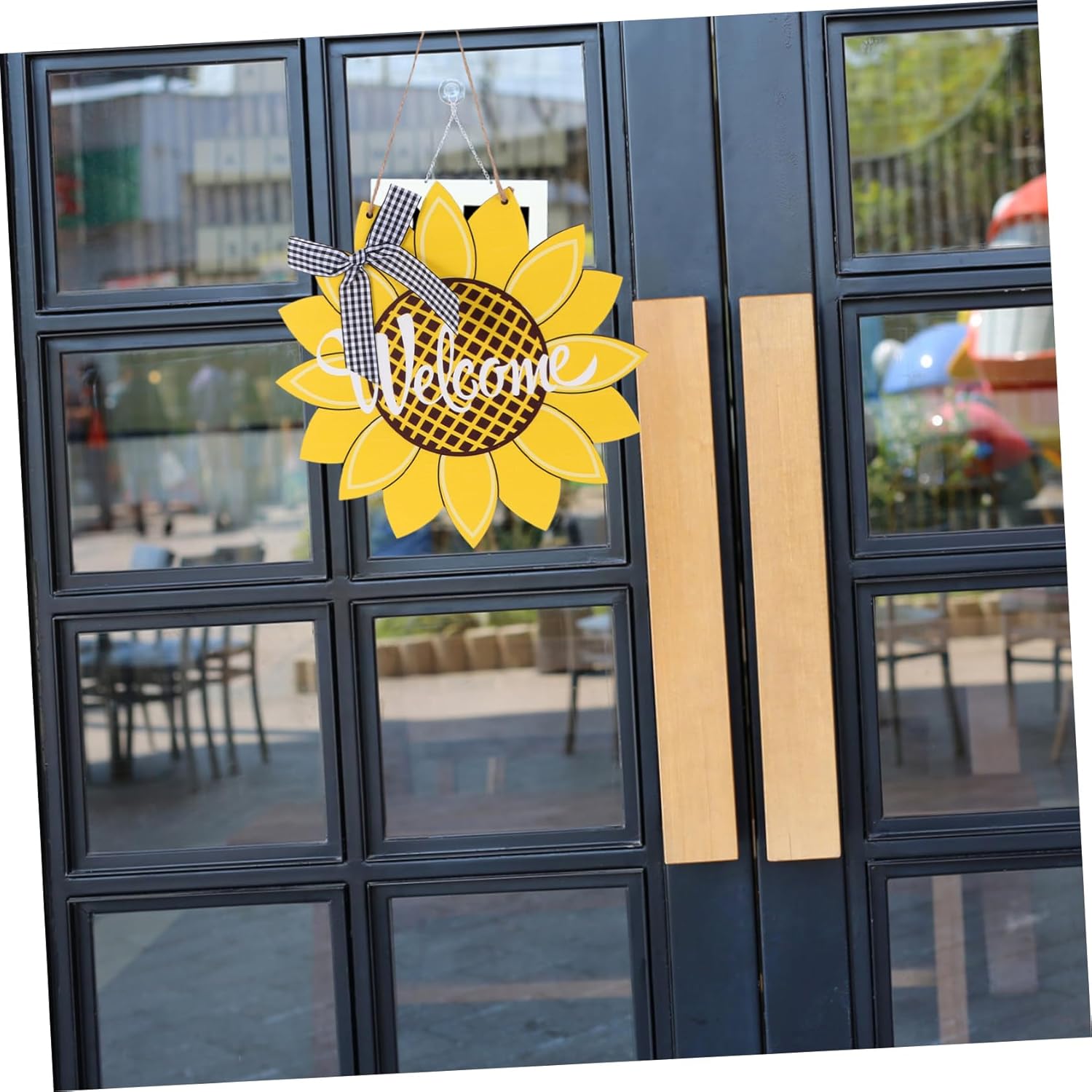 Sunflower Door Welcome Sign Decorative Wall Hanging