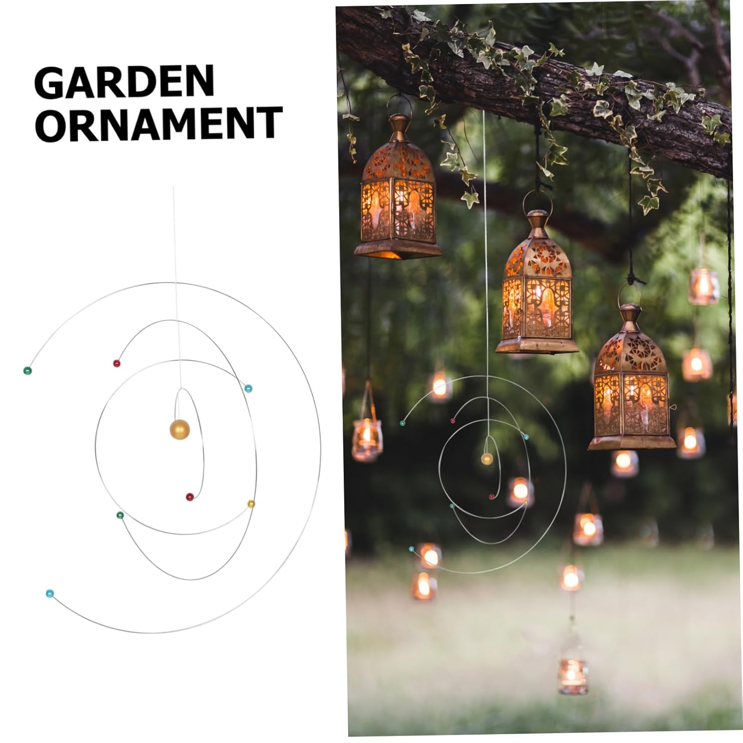 Balanced Dynamic Atom Mobile for Home Decor