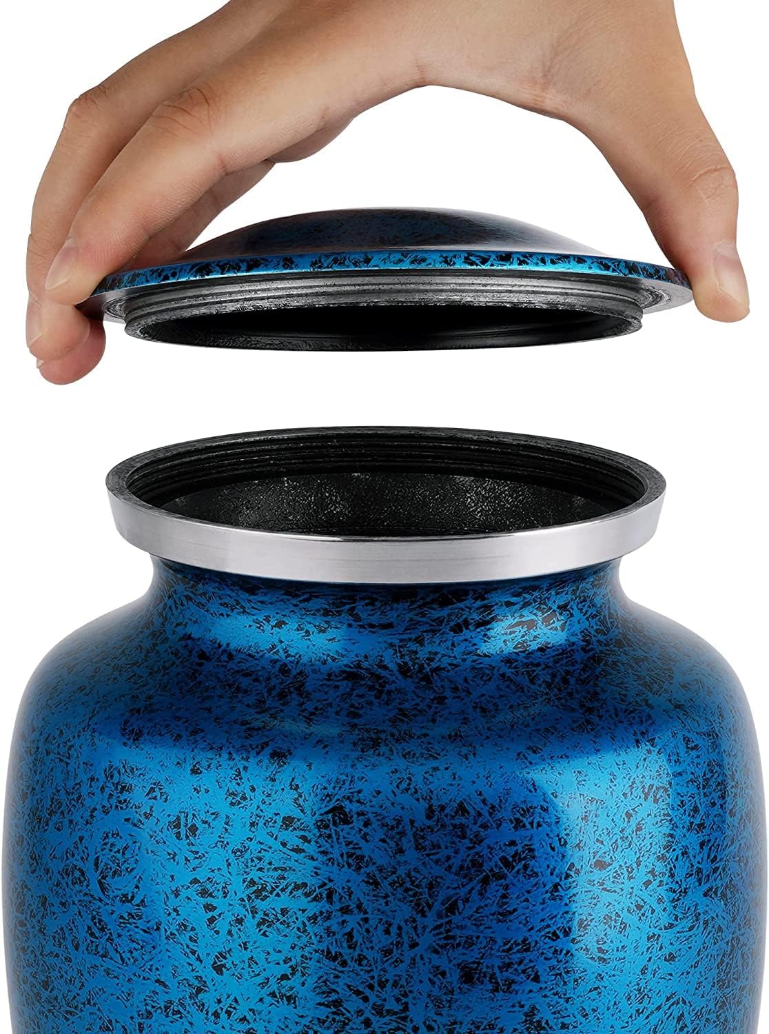 Forest Blue Adult Cremation Urn for Human Ashes