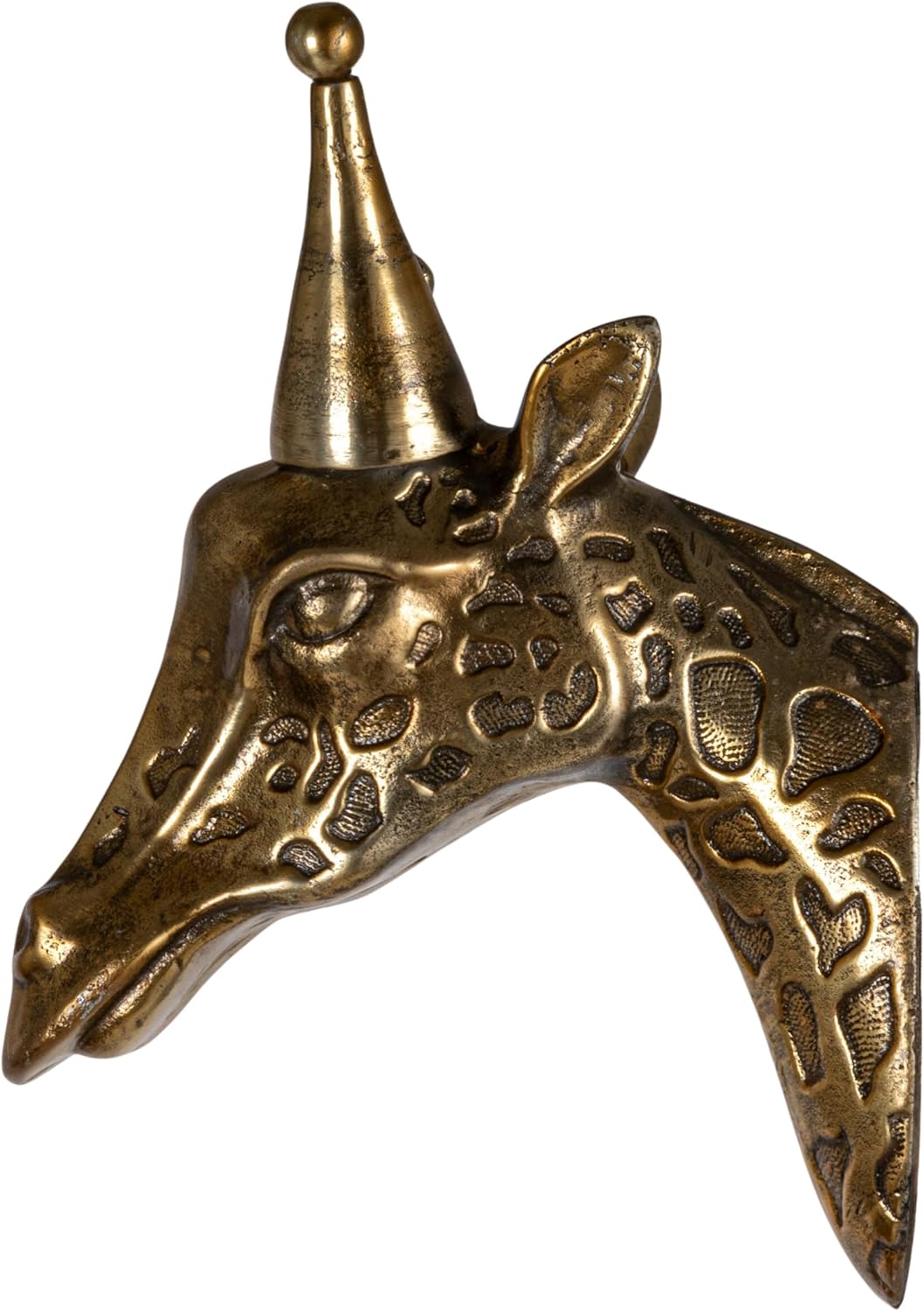 Creative Co Op Cast Aluminum Giraffe Wall Sculpture