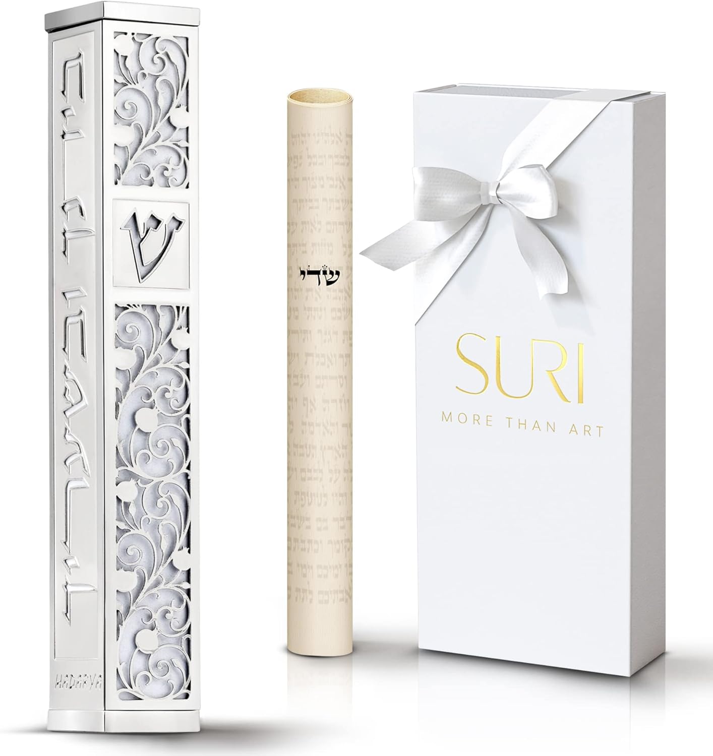 SURI Mezuzah Door Ornament - Modern Jerusalem Design