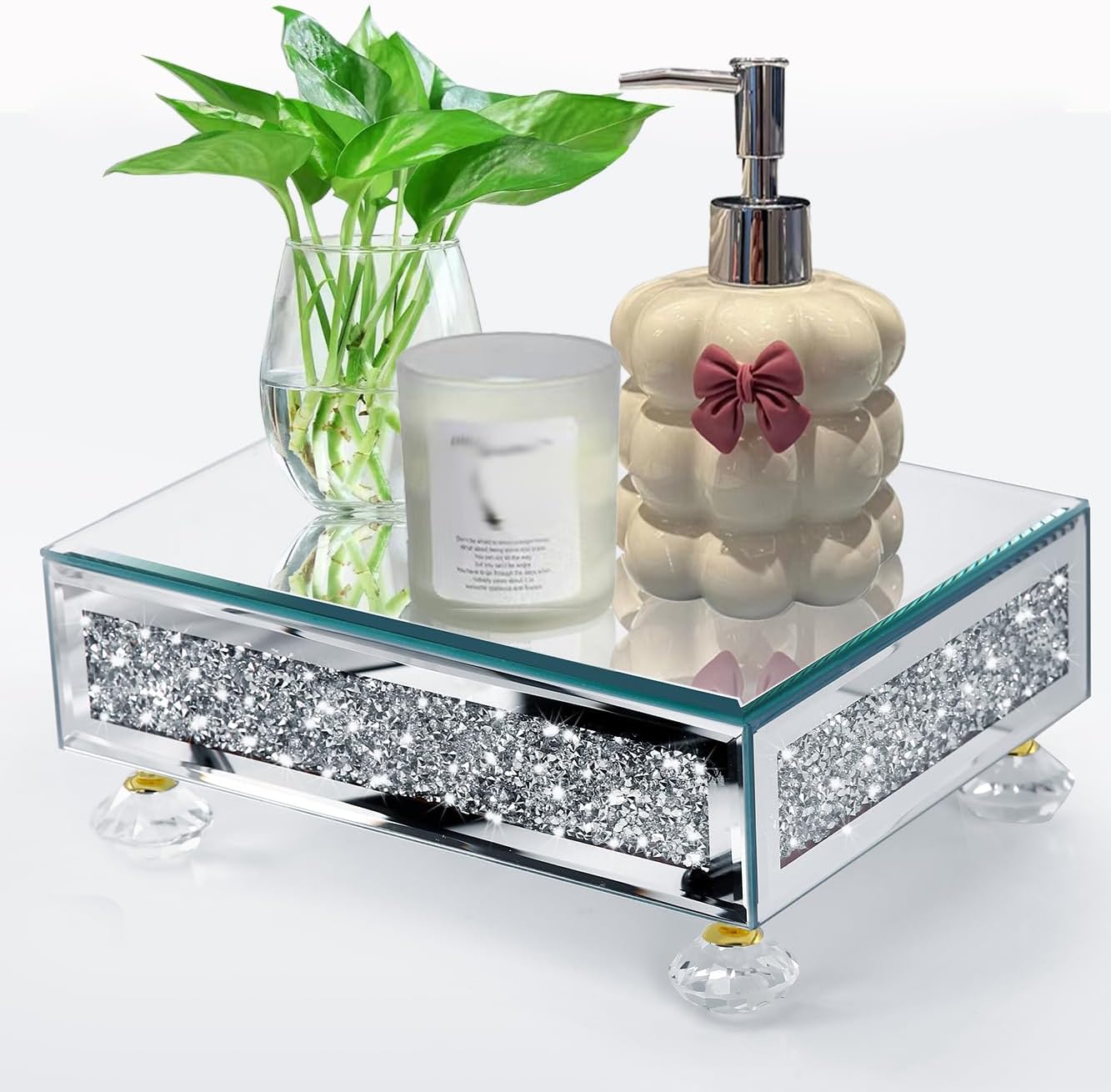 TACIDON Modern Mirrored Riser for Display