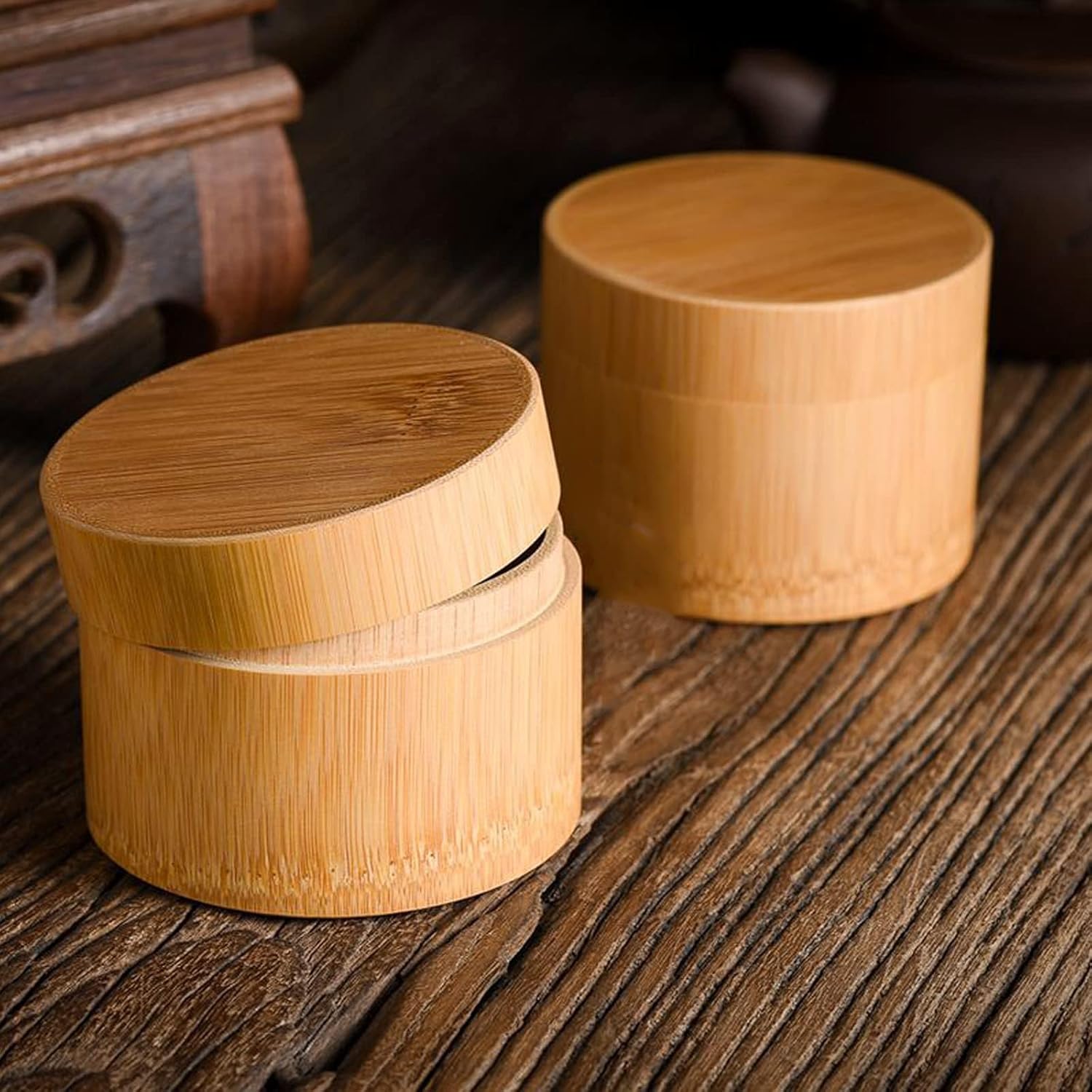 Small Bamboo Cremation Urn for Ashes Keepsake Tube