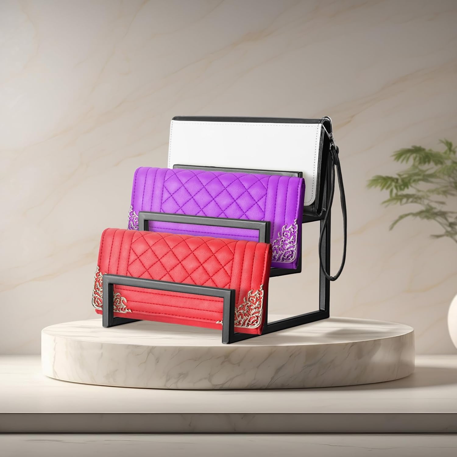 DoubleFill 3 Layer Clutch Purse Display Stand