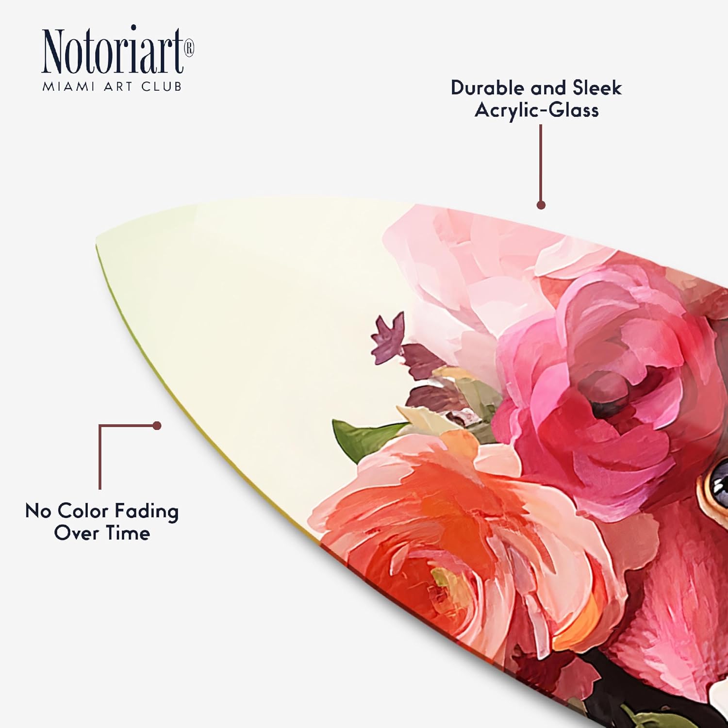 Captain Flamingo Lover Surfboard Wall Art