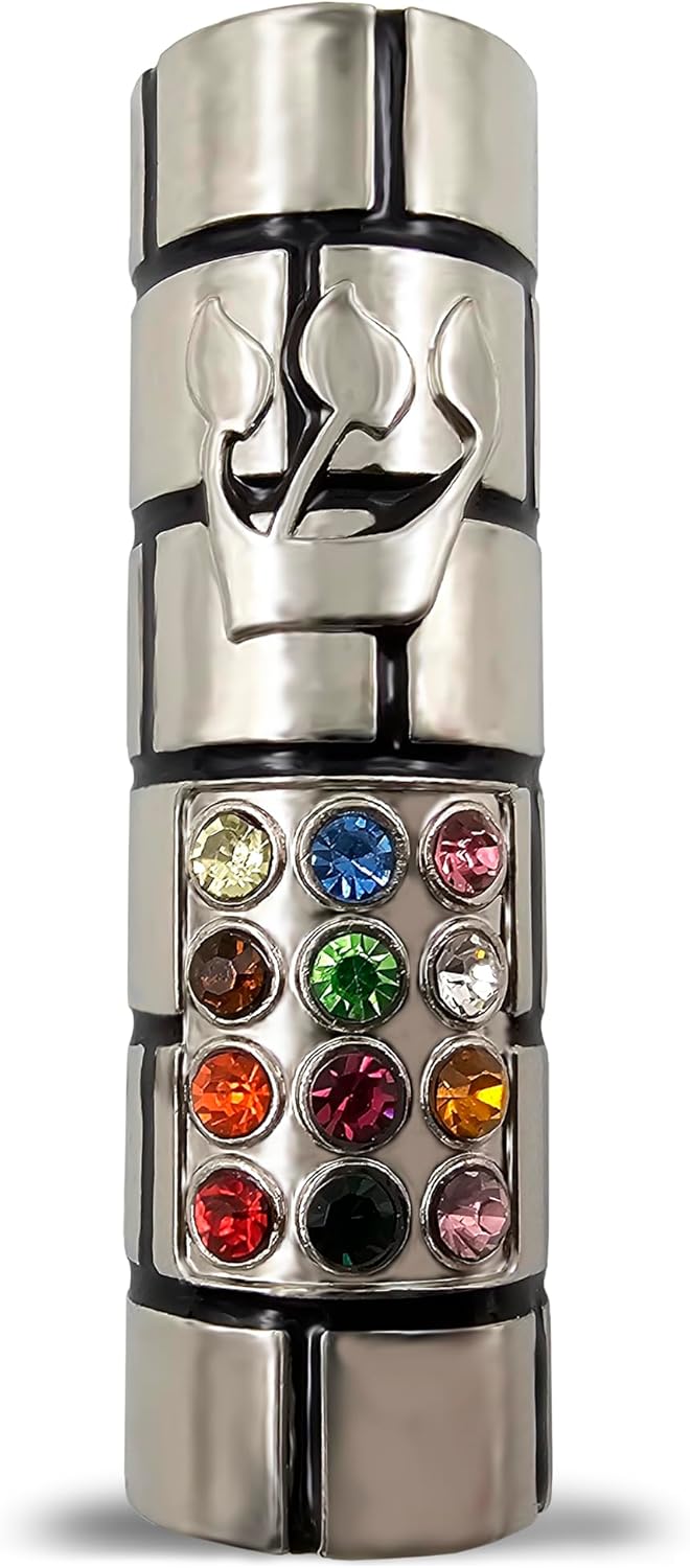 Protection Car Mezuzah with Travelers Prayer Scroll from Jerusalem