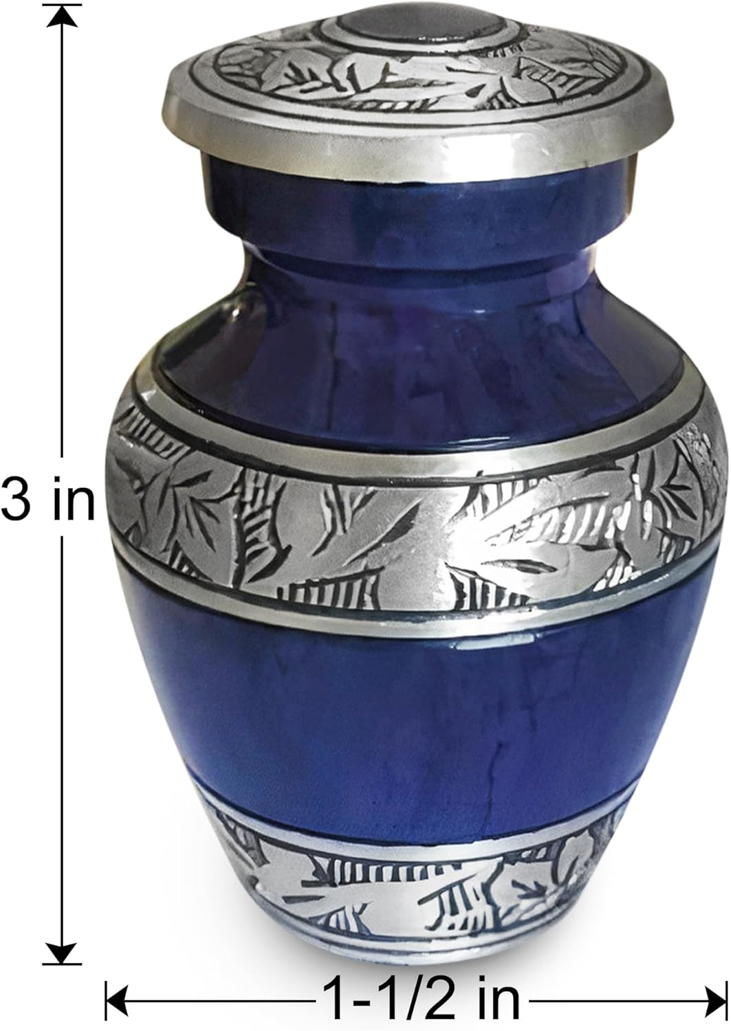 4 Pcs Purple Mini Cremation Urns for Human Ashes