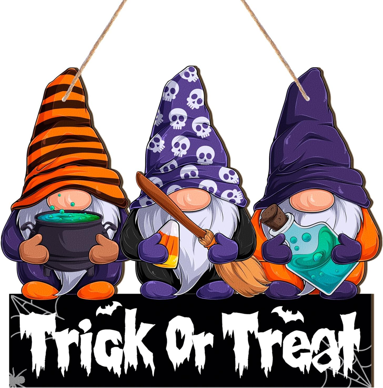 Panelee Halloween Door Hanging Sign Decor