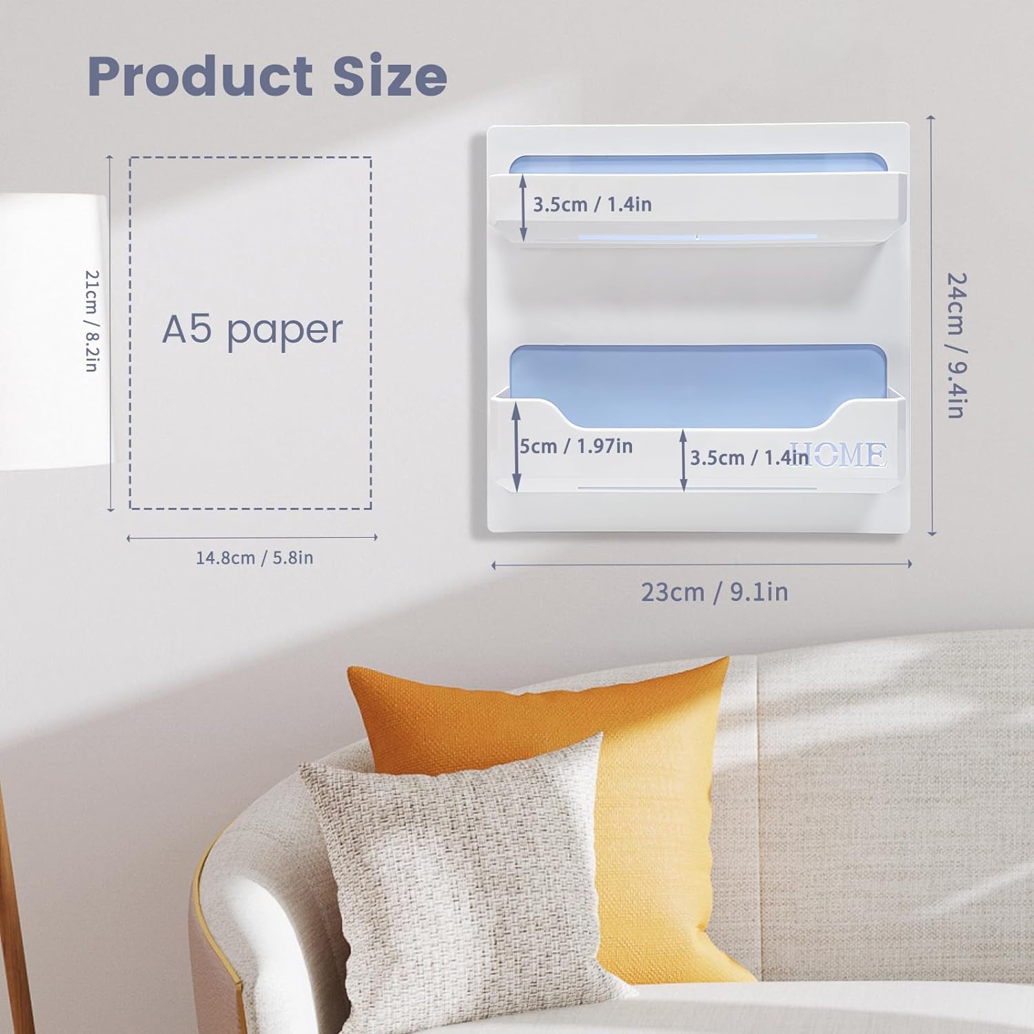 Floating Shelves for Bedside Storage and Organization
